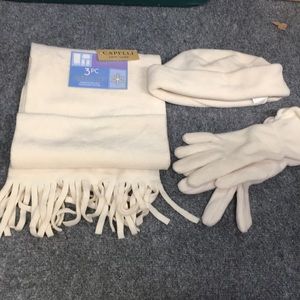 Ladies Capelli New York 3 Pc Fleece set